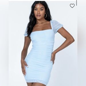 Charvi Mini Dress Blue Eco.